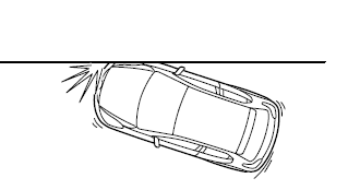 Collision frontale déportée sur le véhicule