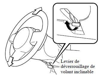 Volant inclinable