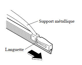 Remplacement des balais d'essuie-glace de pare-brise