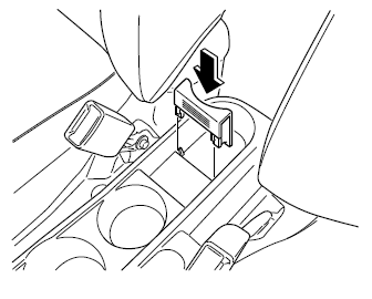 Plateau de console centrale