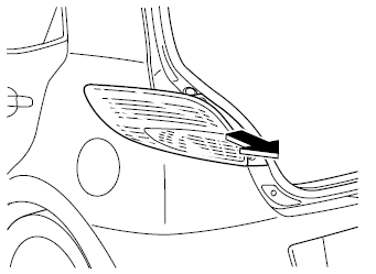 Feux de freinage/Feux arrière (Feux de position arrière)/Clignotants arrière/ Feux de recul