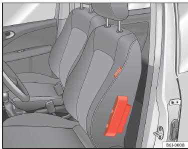 Airbag latéral dans le siège du conducteur